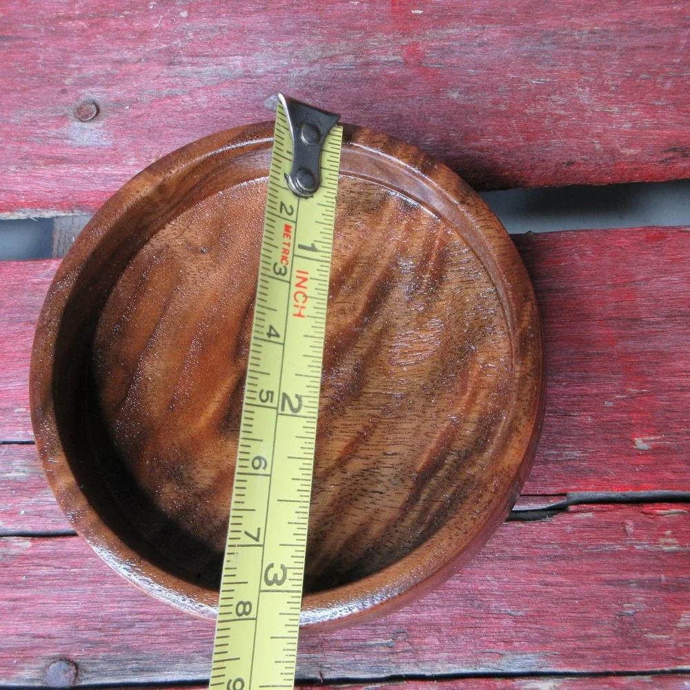 Vintage Handcrafted Wood Trinket Box Lidded Mark J Ostrom Lindstrom MN Vanity
